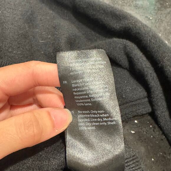 COS Womens Black Wool Bomber Jacket EUC Size Small - Picture 6 of 11